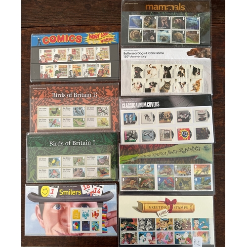 80 - Royal mail 78 x mint 1st class stamps in Presentation Packs from 1993 to 2012, face value £ 128.70 n... 