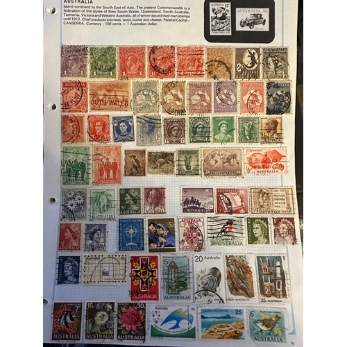 211 - COMMONWEALTH stamps on SG stamp album loose leaf pages including QV, early to modern