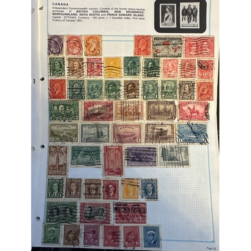 211 - COMMONWEALTH stamps on SG stamp album loose leaf pages including QV, early to modern