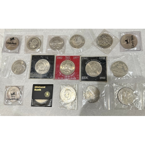 672 - UK GB different crowns coins from 1951 to 1999/2000 (16)