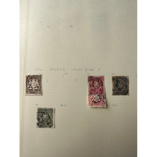 141 - GERMANY 1880 - 1973 mint and used collection of stamps on album pages with most interest in post 194... 