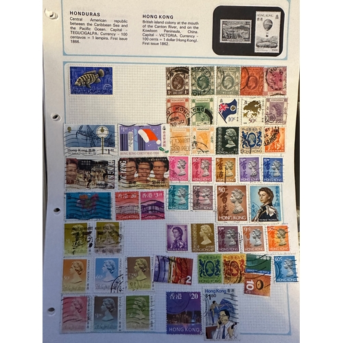 211 - COMMONWEALTH stamps on SG stamp album loose leaf pages including QV, early to modern