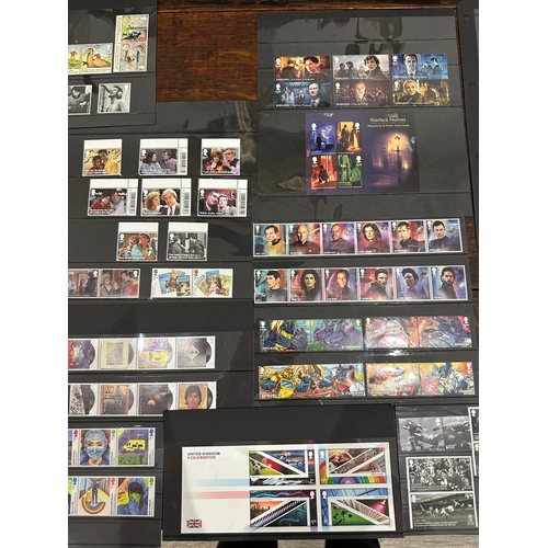 610 - Face value £600+ Royal Mail mint commemorative later sets inc, music - Queen, Beatles etc. tv favour... 