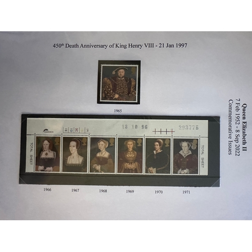 627 - Face value £150 Royal Mail commemorative stamps from 1989-1999 in well stocked and immaculately pres... 