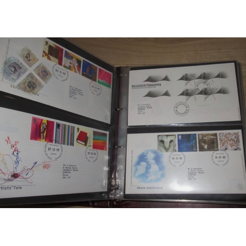 708 - UK GB QEII FDC Collection from 2000-2016, 268 first day covers ( of stamps and mini sheets) in 4 Roy... 