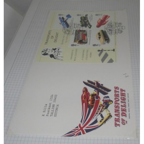 709 - UK GB QEII First day covers (260) collection of commemorative stamps and mini sheets on FDC from 198... 