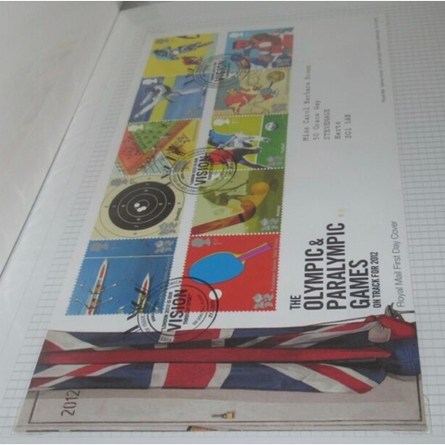 709 - UK GB QEII First day covers (260) collection of commemorative stamps and mini sheets on FDC from 198... 