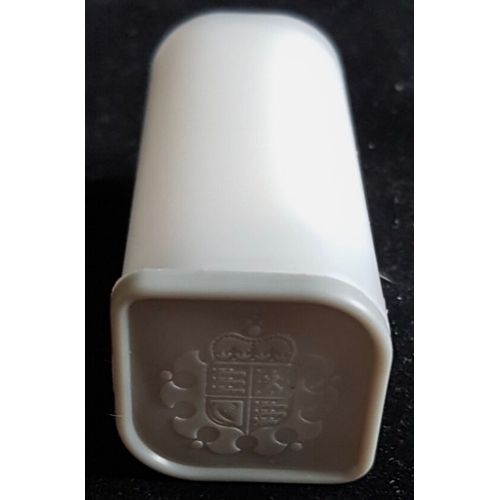 534 - tube of 19 KCIII solid silver Britannia coins from Royal Mint latest release 2025, fine mint uncircu... 