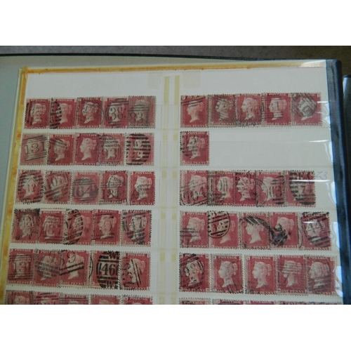 7 - Huge collection of around 1900 x GB QV penny reds in an old album, the 1d red stamps range from plat... 