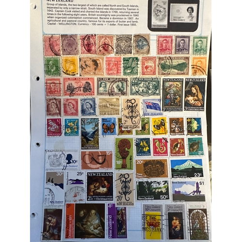 211 - COMMONWEALTH stamps on SG stamp album loose leaf pages including QV, early to modern