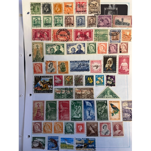 211 - COMMONWEALTH stamps on SG stamp album loose leaf pages including QV, early to modern