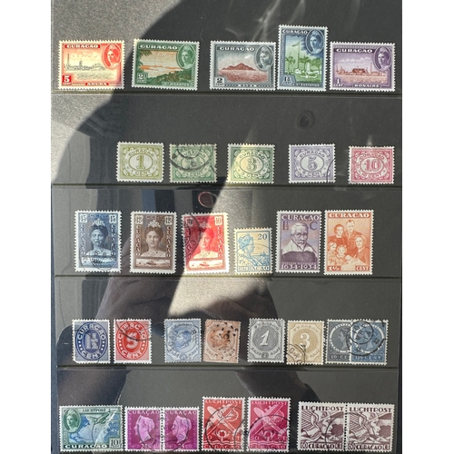 234 - NETHERLANDS COLONIES mint and used stamp selection of earlier Dutch stamps on Hagner Pages (4) inclu... 