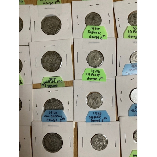 703 - Collection of silver coins pre 1947