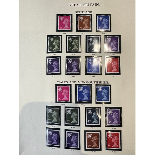 412 - GB Regionals, Channel Isles, Wales, Scotland, Northern Ireland mint stamps KG QEII sets and singles