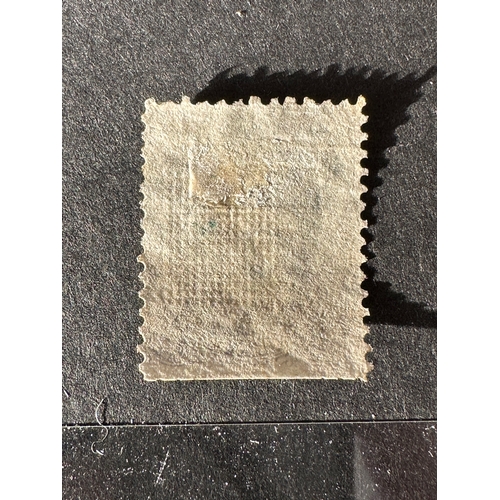 758 - Rare US / USA grill stamp c.1867-68 15c black used Lincoln with fancy cancel, high cat value