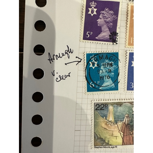 50 - UK GB Regionals Wildings and Machin stamps, Northern Ireland and Wales with Armagh ( very good cance... 