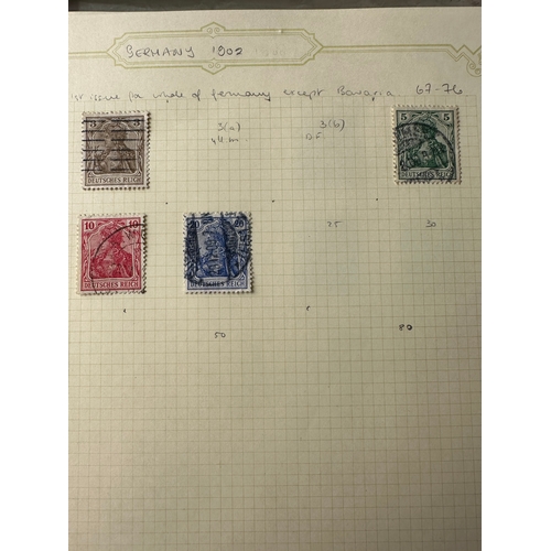 141 - GERMANY 1880 - 1973 mint and used collection of stamps on album pages with most interest in post 194... 