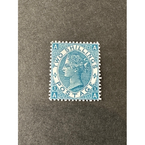 149 - GB QV 1867 Two shillings stamp mint nh Facsimile / Forgery / Replica, a/f, original would be high ca... 