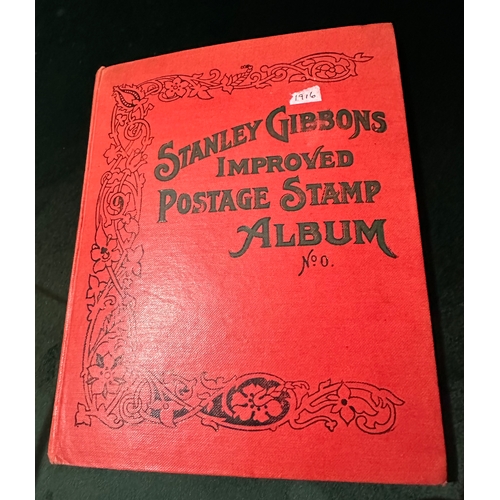 151 - Antique Stanley Gibbons Improved stamp Album from 1916 including QV, KE, KG GB and Commonwealth stam... 