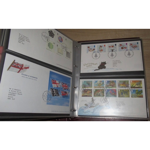 708 - UK GB QEII FDC Collection from 2000-2016, 268 first day covers ( of stamps and mini sheets) in 4 Roy... 