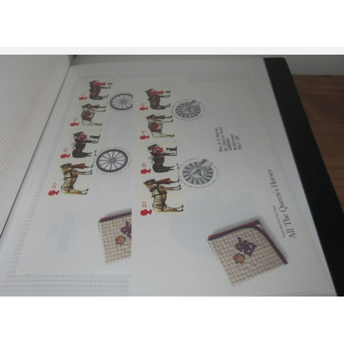 709 - UK GB QEII First day covers (260) collection of commemorative stamps and mini sheets on FDC from 198... 