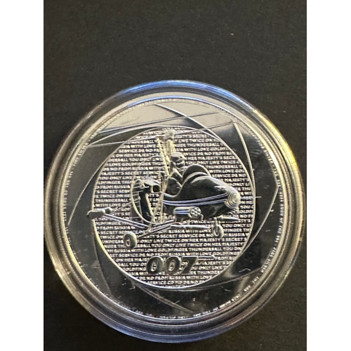 720 - James Bond 007 fine silver coin in capsule