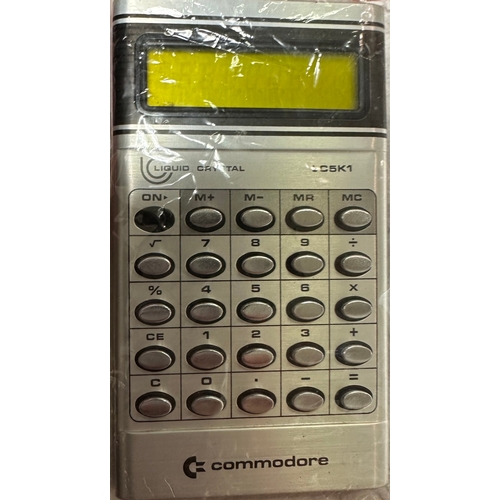 Vintage Commodore LCD calculator, needs batteries, UNTESTED as found ...