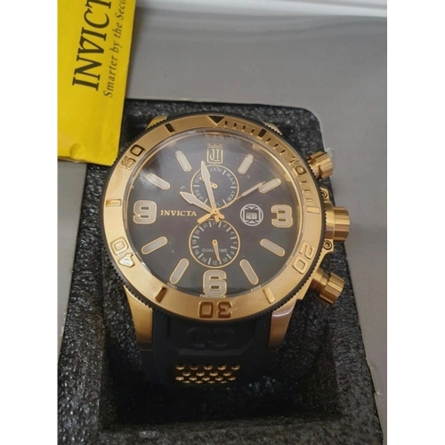 26 - INVICTA Rare Jason Taylor Limited Edition gents wrist watch in tough plastic 3 slot INVICTA hard wat... 