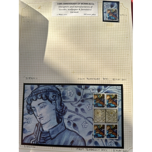 138 - Small collection of used GB stamps and mini sheets ( some part )  including sets / part sets, Presti... 