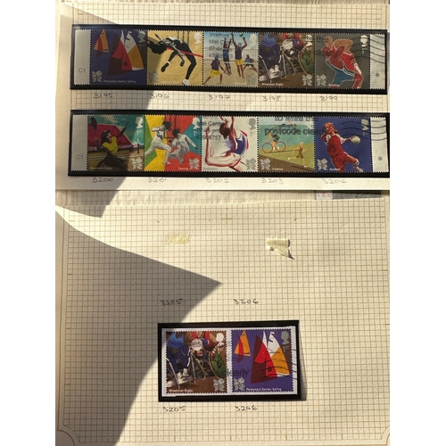138 - Small collection of used GB stamps and mini sheets ( some part )  including sets / part sets, Presti... 