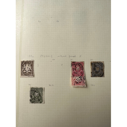 141 - GERMANY 1880 - 1973 mint and used collection of stamps on album pages with most interest in post 194... 