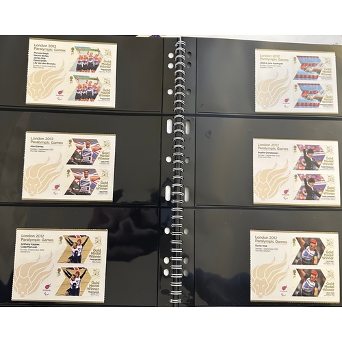 231 - Face value £400+ Royal Mail Olympic & Paralympic Games 2012 complete sets of GB commemorative mint N... 