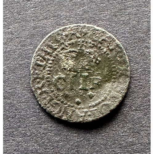 128 - SCOTTISH CHARLES I Earl of Stirlingshire Two pence Turner hammered copper coin ( issued c. 1642-50 )... 