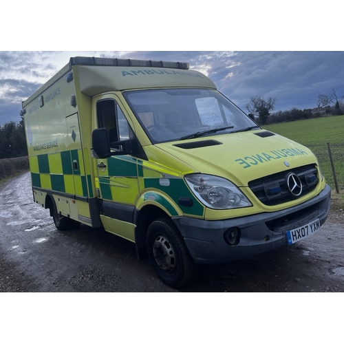 5 - ex AMBULANCE, Automatic Marcedes Sprinter van, 2148cc Diesel. Mot 26/07/2026. Would make a great cam... 