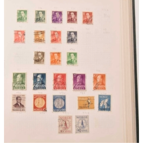 12 - A large collection of foreign stamps housed in 46 albums / stockbooks, tins, packets etc. Mint and u... 