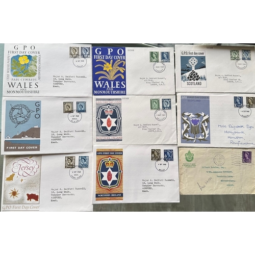 18 - GB Regionals FDC's inc Wales, Scotland, Northern Ireland and Channel Islands Wildings stamps.Stamp I... 