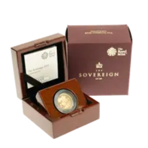16 - 2018 proof sovereign 8g in Royal Mail wooden case / box and COA