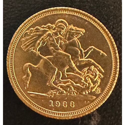 995 - 1966 key date ( England winning football World Cup )  sovereign approx 8g