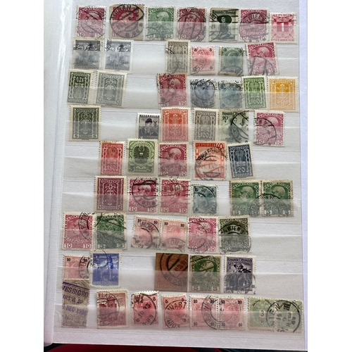 431 - AUSTRIA stamp dealers stock book, 19th century and early / mid 20th century used stamps includes lat... 