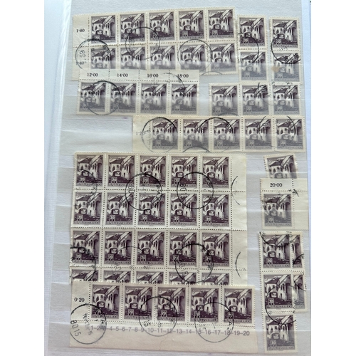 431 - AUSTRIA stamp dealers stock book, 19th century and early / mid 20th century used stamps includes lat... 