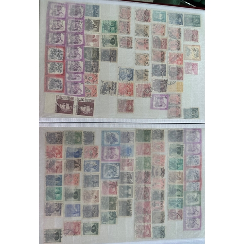 431 - AUSTRIA stamp dealers stock book, 19th century and early / mid 20th century used stamps includes lat... 