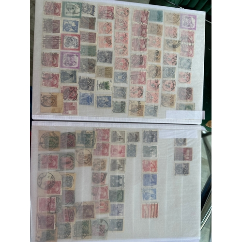 431 - AUSTRIA stamp dealers stock book, 19th century and early / mid 20th century used stamps includes lat... 