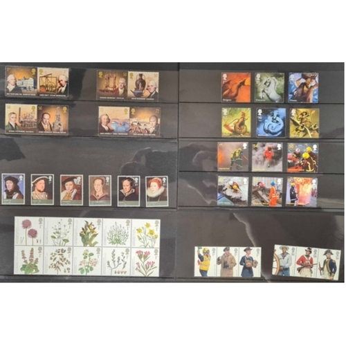 502 - Face Value � 869 GB Royal Mail useable mint commemorative stamps in sets, Special Issue, Christmas e... 