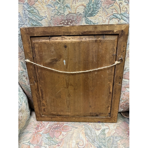 398 - antique Framed portrait Egerton, R.N. 1899 a/f