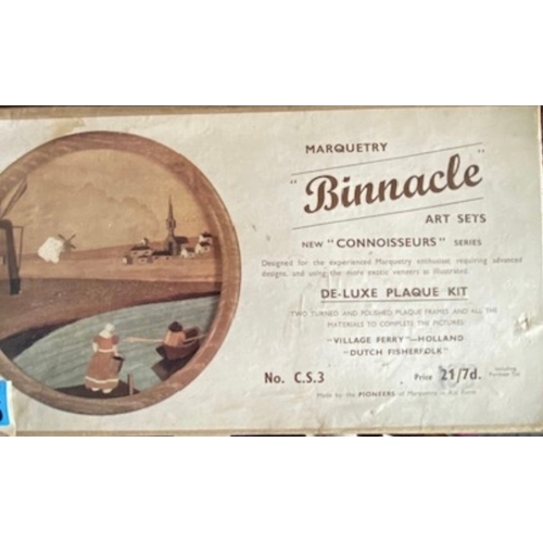 399 - Vintage Binnacle Marquetry art set No. C.S.3 made by Pioneers