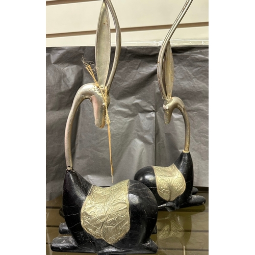 424 - Stag / Eland ( south African 'antelope' ) pair of figures