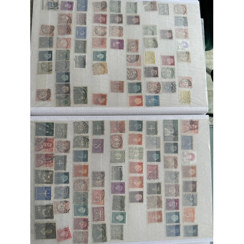 443 - HOLLAND NEDERLANDS stamp dealer stockbook of early used stamps of 19th century and some later ones, ... 