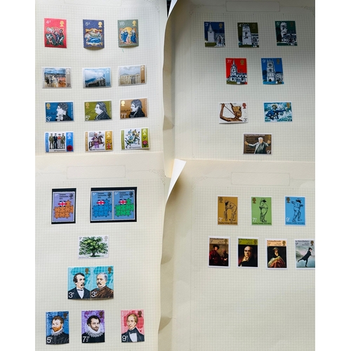 566 - GB Early decimal mint commemorative stamps QEII