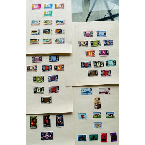 582 - CHANNEL ISLANDS mint stamp selection, Guernsey and Jersey earlier QEII inc pre-decimal