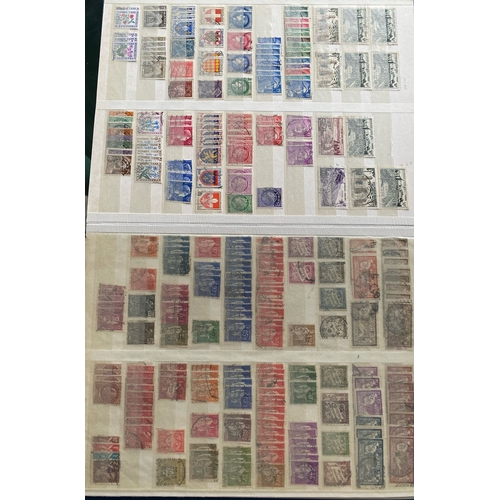 627 - FRANCE stamp album / dealer stock book with mint and used sets of stamps, single stamp examples from... 